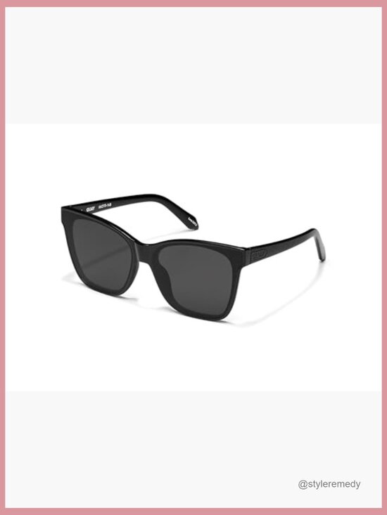 Oversized Square Sunglasses with UV Protected Lenses